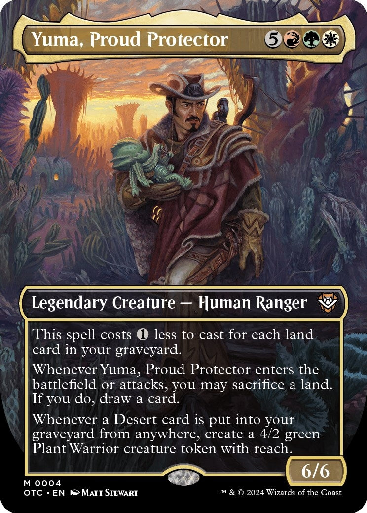 Image for Yuma, Proud Protector (Borderless) (4) - Magic: The Gathering