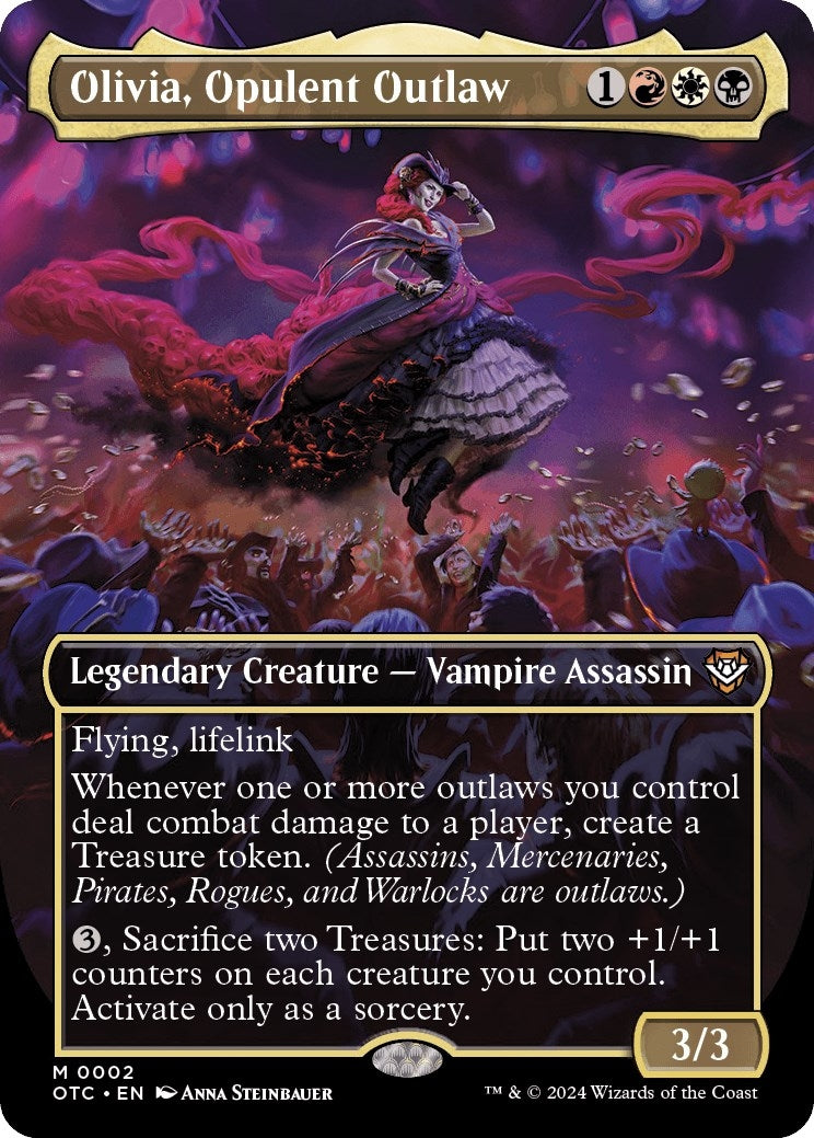 Image for Olivia, Opulent Outlaw (Borderless) (2) - Magic: The Gathering