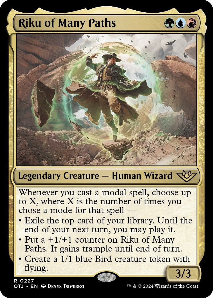 Image for Riku of Many Paths (227) (Outlaws of Thunder Junction) - Magic: The Gathering