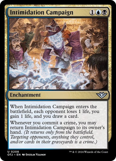 Image for Intimidation Campaign (208) (Outlaws of Thunder Junction) - Magic: The Gathering