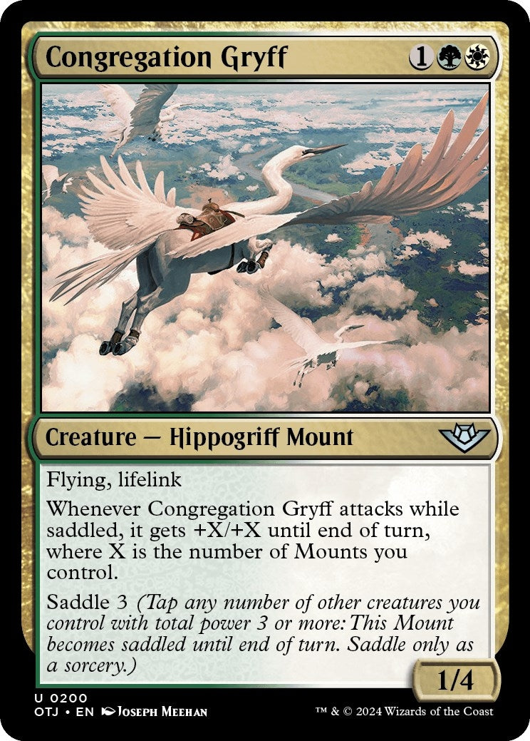 Image for Congregation Gryff (200) (Outlaws of Thunder Junction) - Magic: The Gathering