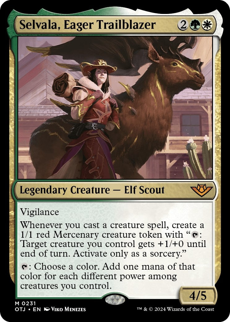 Image for Selvala, Eager Trailblazer (231) (Outlaws of Thunder Junction) - Magic: The Gathering