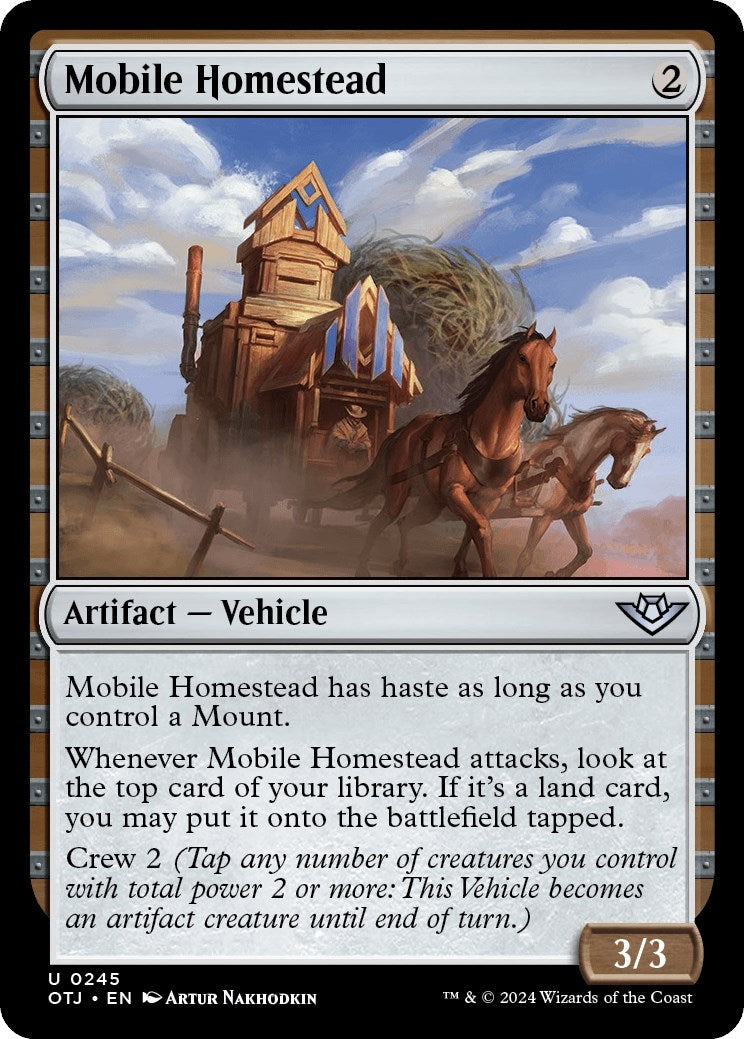 Image for Mobile Homestead (245) (Outlaws of Thunder Junction) - Magic: The Gathering