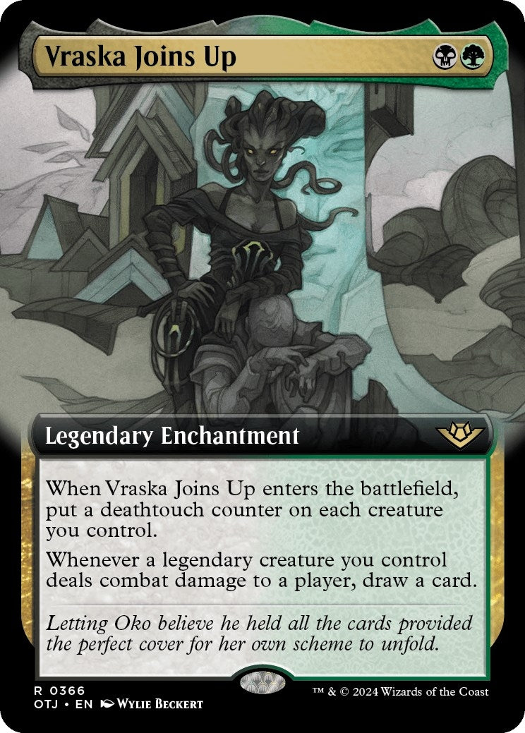 Image for Vraska Joins Up (Extended Art) (366) (Outlaws of Thunder Junction) - Magic: The Gathering