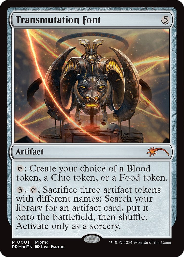 Image for Transmutation Font (1) (Launch Party & Release Event Promos) (LARP) - Magic: The Gathering