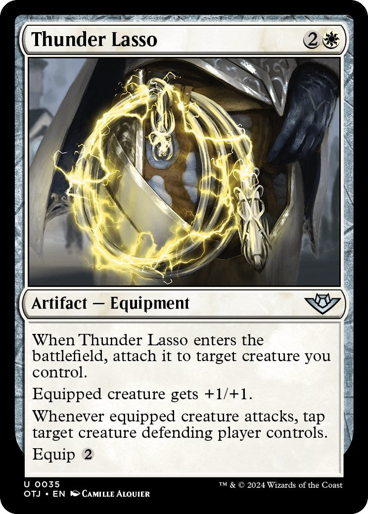 Image for Thunder Lasso (35) (Outlaws of Thunder Junction) - Magic: The Gathering