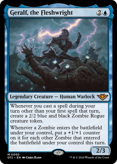 Image for Geralf, the Fleshwright (50) (Outlaws of Thunder Junction) - Magic: The Gathering