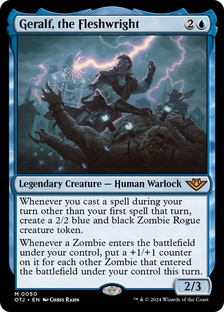 Image for Geralf, the Fleshwright (50) (Outlaws of Thunder Junction) - Magic: The Gathering