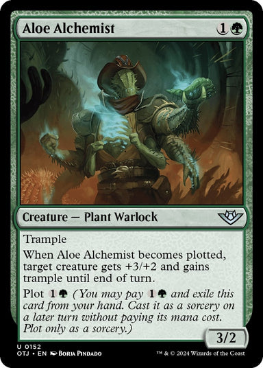 Image for Aloe Alchemist (152) (Outlaws of Thunder Junction) - Magic: The Gathering