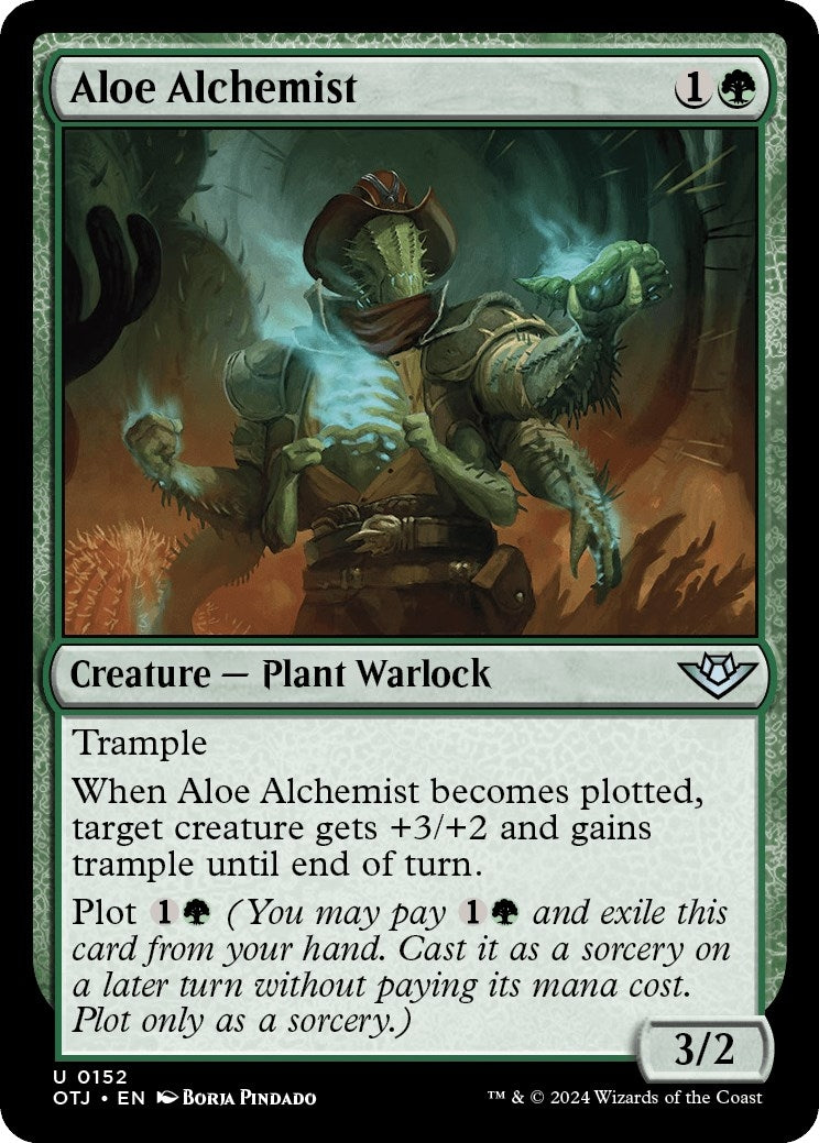 Image for Aloe Alchemist (152) (Outlaws of Thunder Junction) - Magic: The Gathering