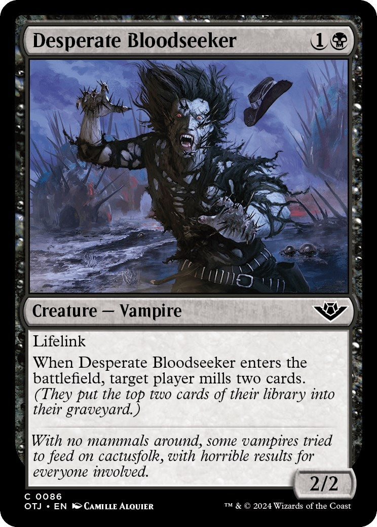 Image for Desperate Bloodseeker (86) (Outlaws of Thunder Junction) - Magic: The Gathering