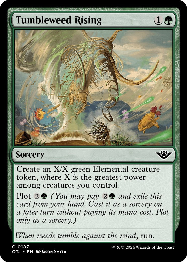Image for Tumbleweed Rising (187) (Outlaws of Thunder Junction) (OTJ) - Magic: The Gathering