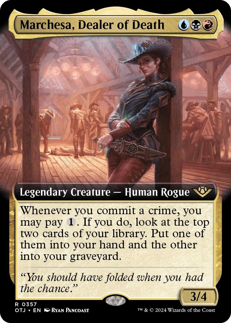 Image for Marchesa, Dealer of Death (Extended Art) (357) (Outlaws of Thunder Junction) (OTJ) - Magic: The Gathering