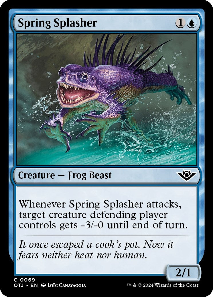 Image for Spring Splasher (69) (Outlaws of Thunder Junction) (OTJ) - Magic: The Gathering