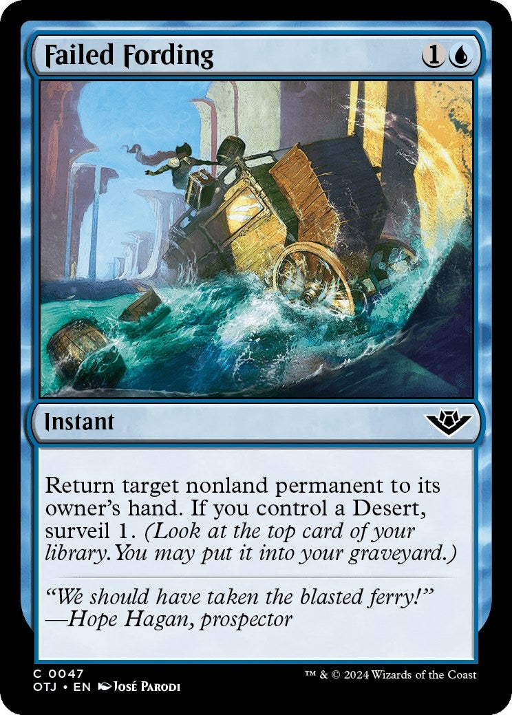 Image for Failed Fording (47) (Outlaws of Thunder Junction) (OTJ) - Magic: The Gathering