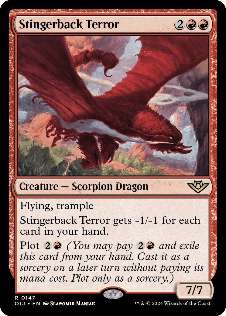 Image for Stingerback Terror (147) (Outlaws of Thunder Junction) (OTJ) - Magic: The Gathering