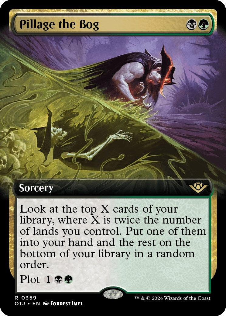 Image for Pillage the Bog (Extended Art) (359) (Outlaws of Thunder Junction) (OTJ) - Magic: The Gathering