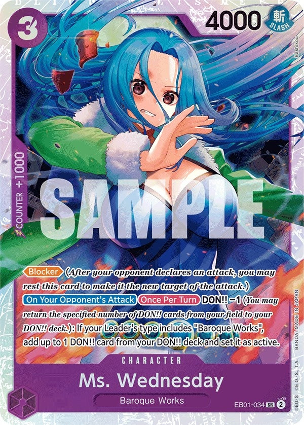 Ms. Wednesday (EB01-034) (Extra Booster: Memorial Collection)