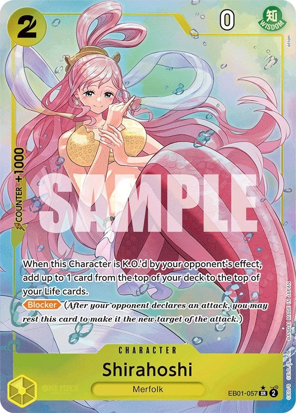 Shirahoshi (Alternate Art) (EB01-057) (Extra Booster: Memorial Collection)
