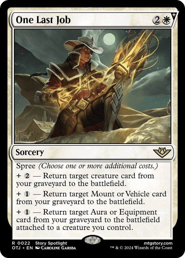 Image for One Last Job (22) (Outlaws of Thunder Junction) (OTJ) - Magic: The Gathering