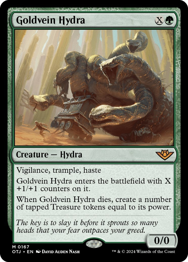 Image for Goldvein Hydra (167) (Outlaws of Thunder Junction) (OTJ) - Magic: The Gathering