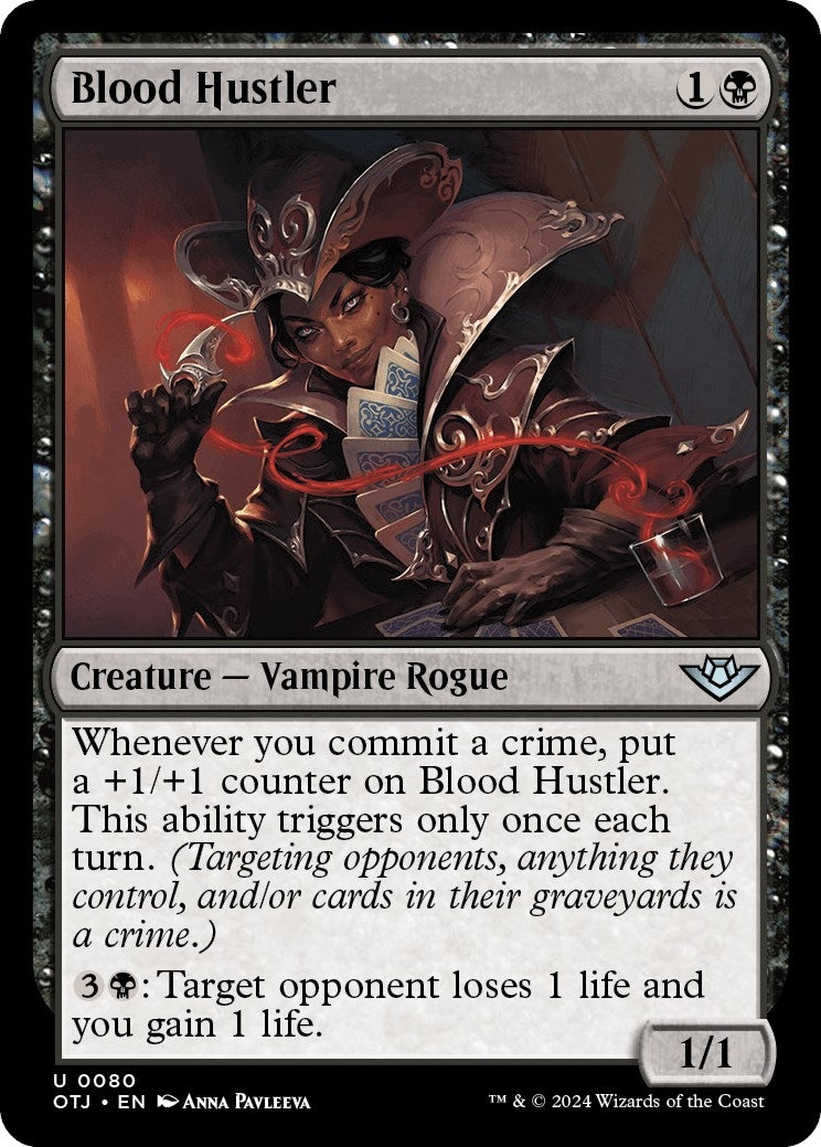 Image for Blood Hustler (80) (Outlaws of Thunder Junction) (OTJ) - Magic: The Gathering