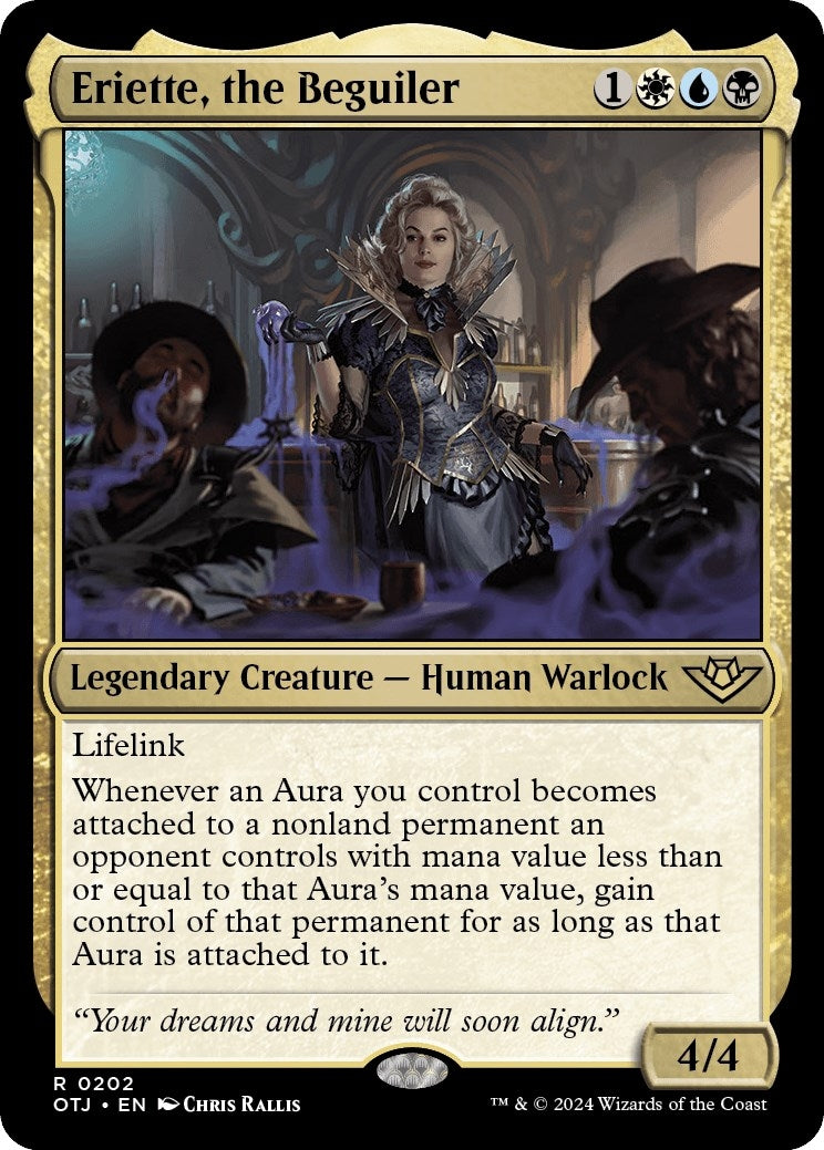 Image for Eriette, the Beguiler (202) (Outlaws of Thunder Junction) (OTJ) - Magic: The Gathering