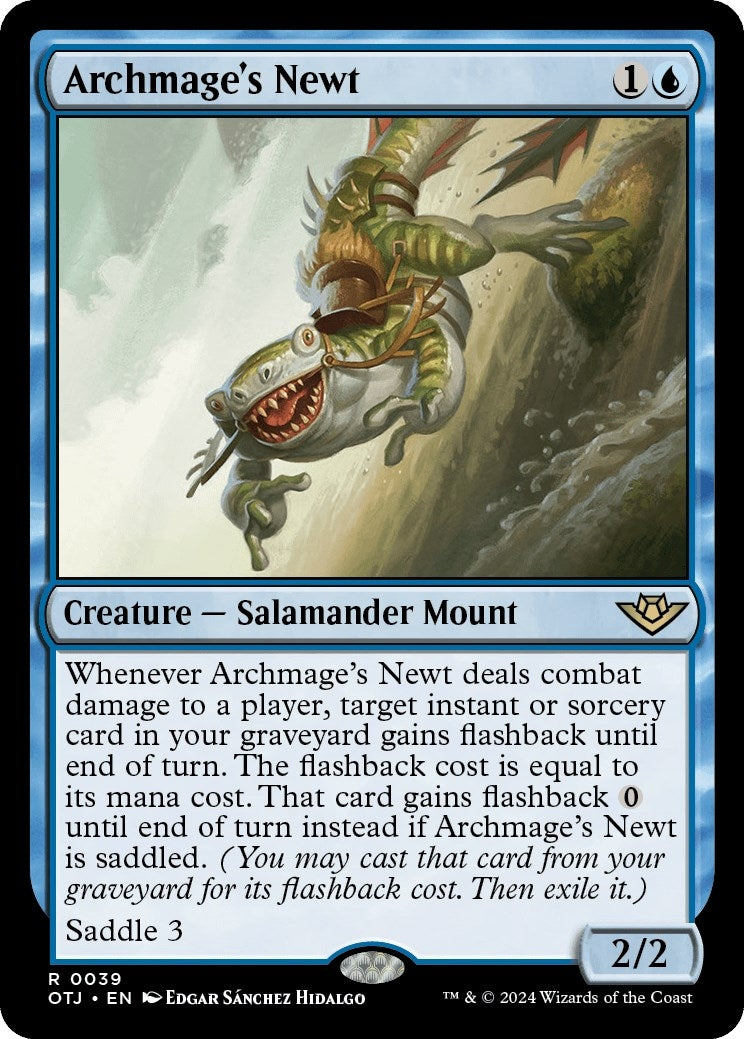 Image for Archmage's Newt (39) (Outlaws of Thunder Junction) (OTJ) - Magic: The Gathering