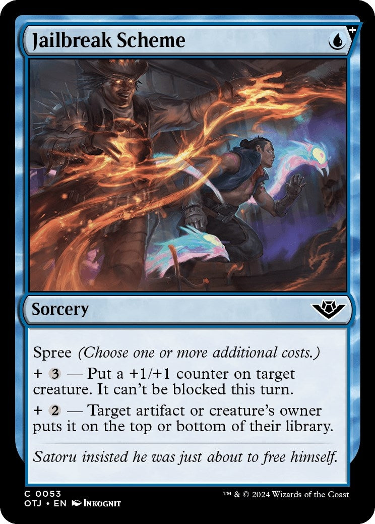 Image for Jailbreak Scheme (53) (Outlaws of Thunder Junction) (OTJ) - Magic: The Gathering