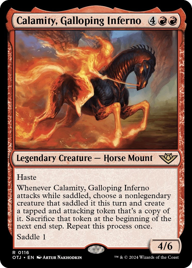Image for Calamity, Galloping Inferno (116) (Outlaws of Thunder Junction) (OTJ) - Magic: The Gathering