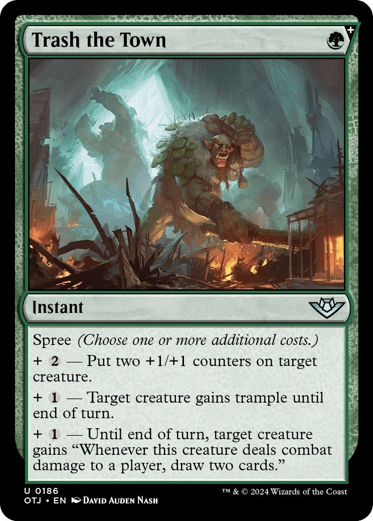 Image for Trash the Town (186) (Outlaws of Thunder Junction) (OTJ) - Magic: The Gathering