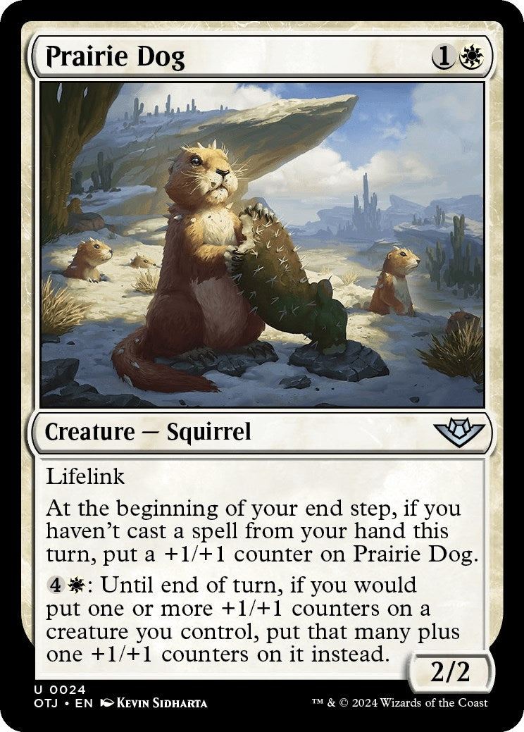 Image for Prairie Dog (24) (Outlaws of Thunder Junction) (OTJ) - Magic: The Gathering