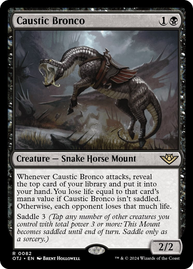 Caustic Bronco (82) (Outlaws of Thunder Junction)