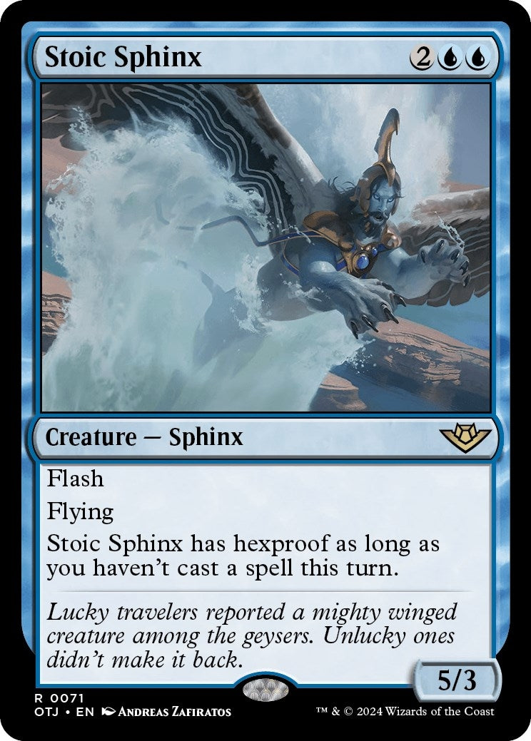 Image for Stoic Sphinx (71) (Outlaws of Thunder Junction) (OTJ) - Magic: The Gathering