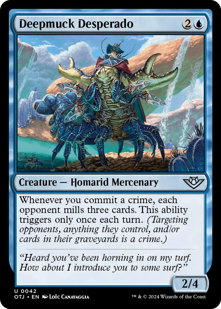 Image for Deepmuck Desperado (42) (Outlaws of Thunder Junction) (OTJ) - Magic: The Gathering