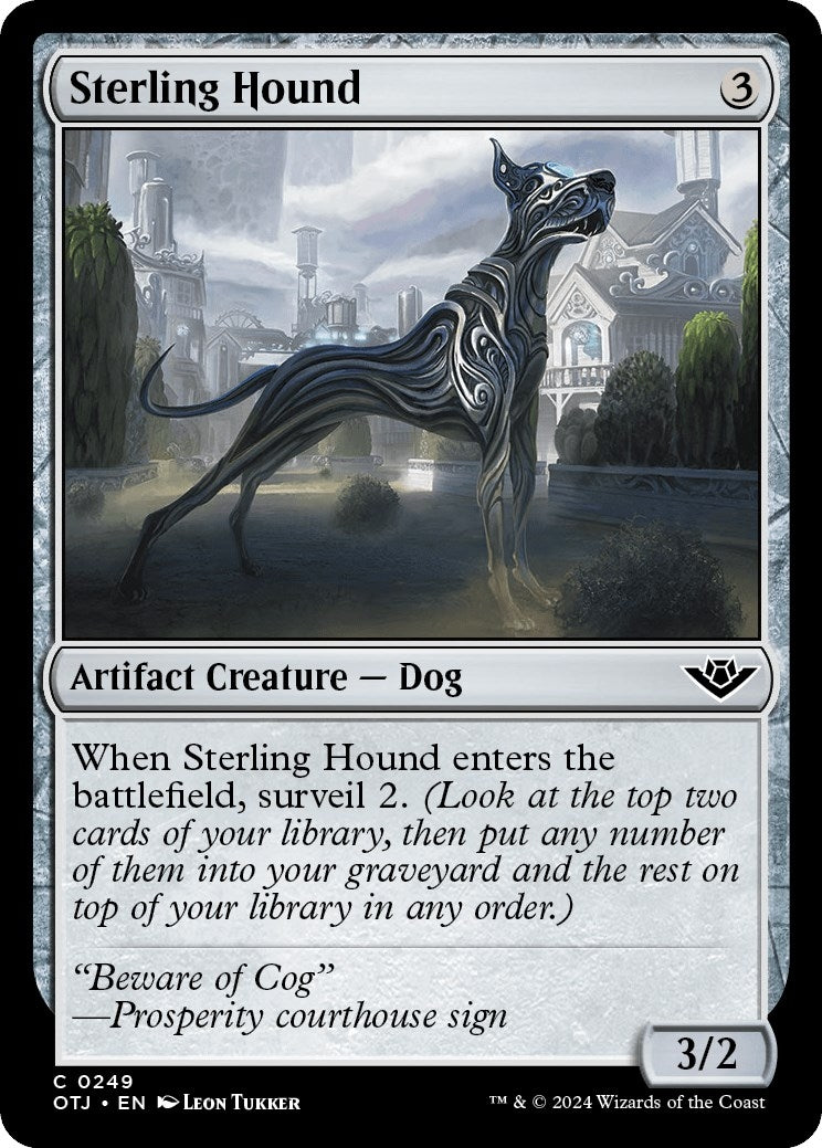 Image for Sterling Hound (249) (Outlaws of Thunder Junction) (OTJ) - Magic: The Gathering
