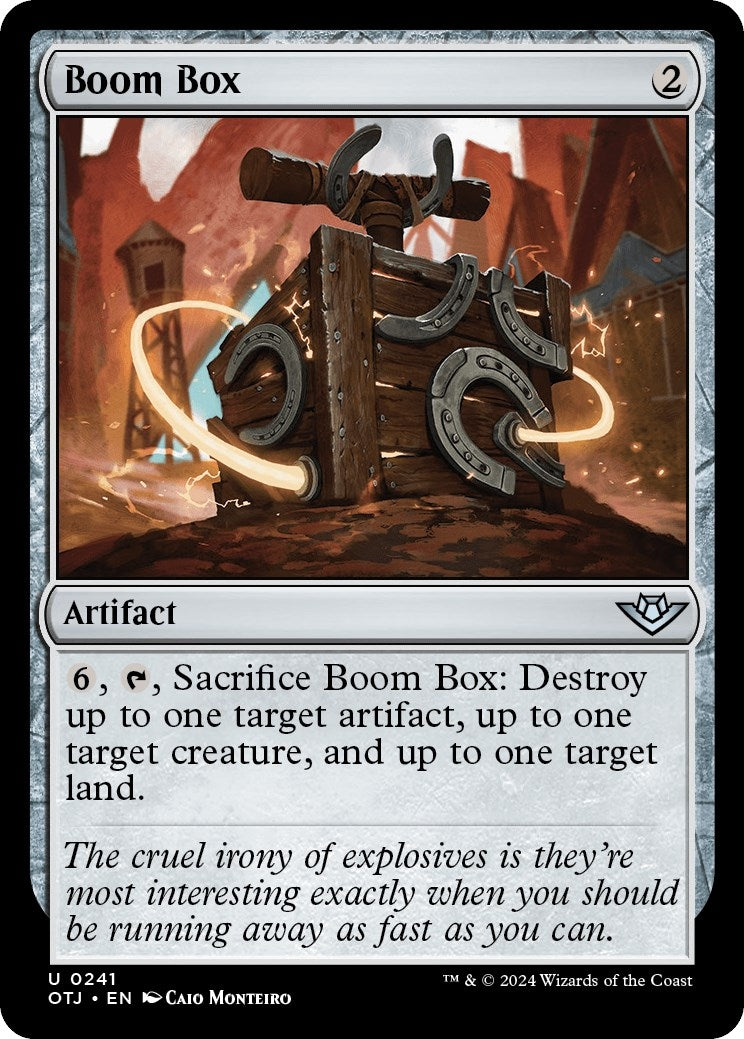Image for Boom Box (241) (Outlaws of Thunder Junction) (OTJ) - Magic: The Gathering
