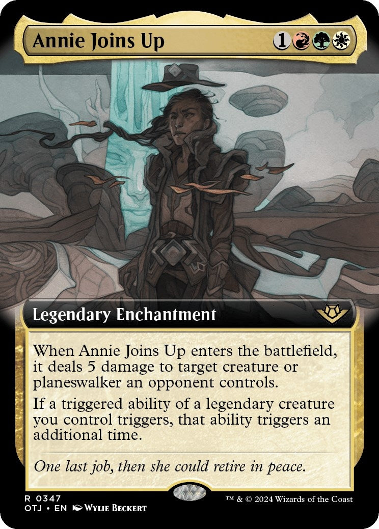 Image for Annie Joins Up (Extended Art) (347) (Outlaws of Thunder Junction) (OTJ) - Magic: The Gathering