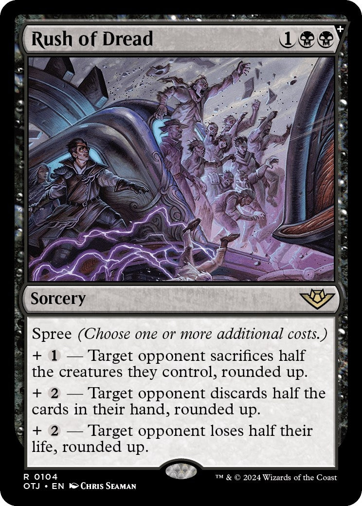 Image for Rush of Dread (104) (Outlaws of Thunder Junction) (OTJ) - Magic: The Gathering