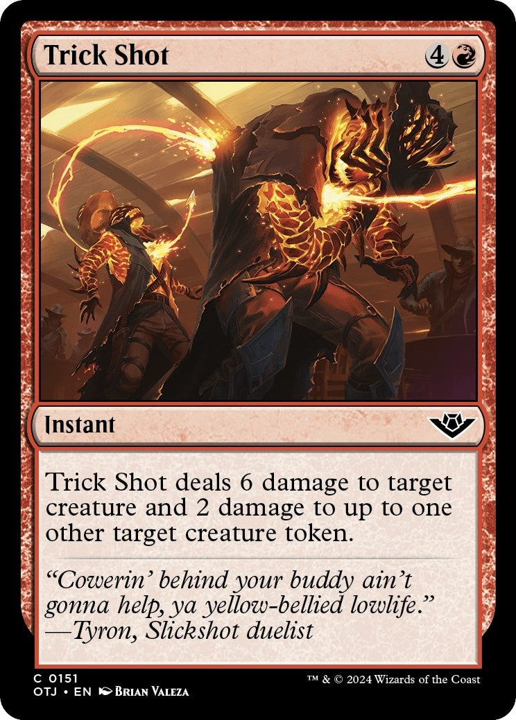 Image for Trick Shot (151) (Outlaws of Thunder Junction) (OTJ) - Magic: The Gathering