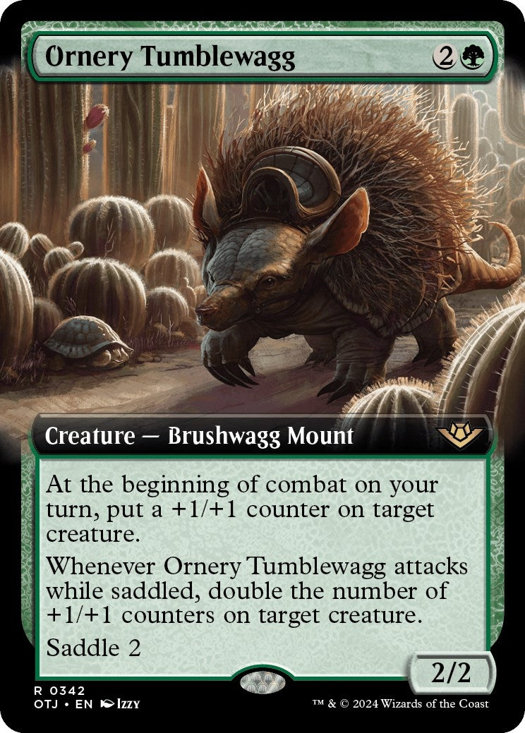 Image for Ornery Tumblewagg (Extended Art) (342) (Outlaws of Thunder Junction) (OTJ) - Magic: The Gathering