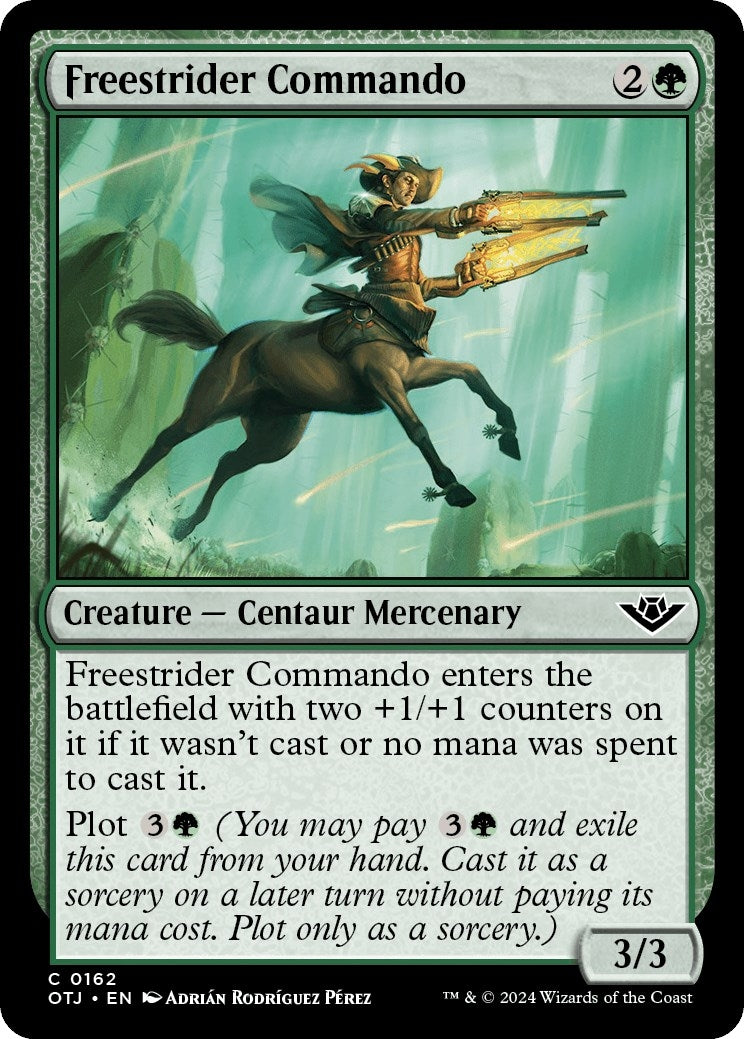 Image for Freestrider Commando (162) (Outlaws of Thunder Junction) (OTJ) - Magic: The Gathering