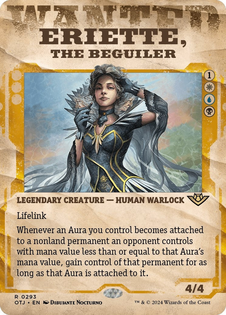 Image for Eriette, the Beguiler (Showcase) (293) (Outlaws of Thunder Junction) (OTJ) - Magic: The Gathering