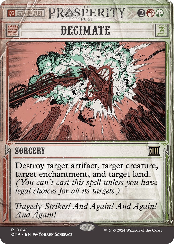 Decimate (41) (Outlaws of Thunder Junction: Breaking News)
