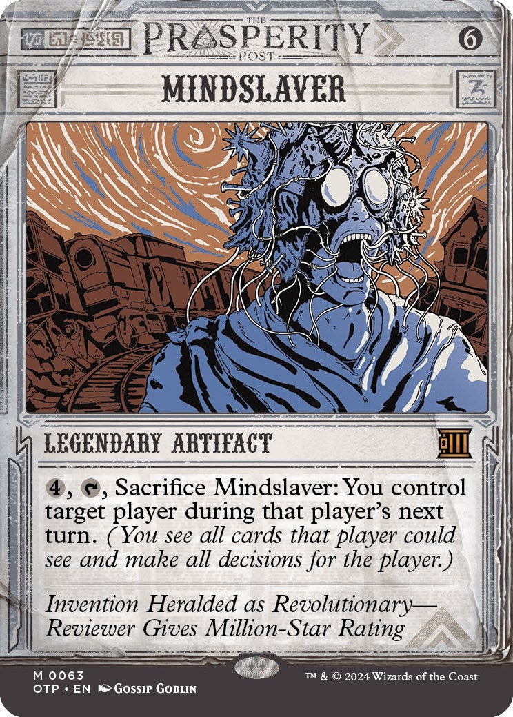 Image for Mindslaver (63) (Outlaws of Thunder Junction: Breaking News) (OTP) - Magic: The Gathering