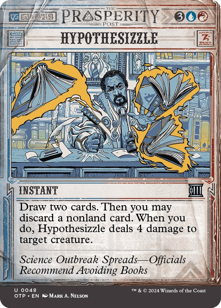 Image for Hypothesizzle (48) (Outlaws of Thunder Junction: Breaking News) (OTP) - Magic: The Gathering