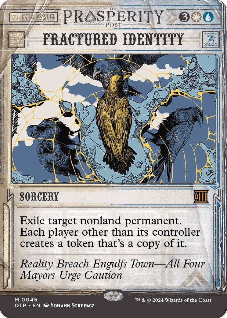 Image for Fractured Identity (45) (Outlaws of Thunder Junction: Breaking News) (OTP) - Magic: The Gathering