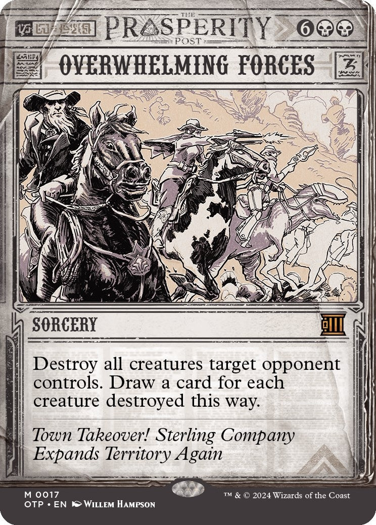 Image for Overwhelming Forces (17) (Outlaws of Thunder Junction: Breaking News) (OTP) - Magic: The Gathering