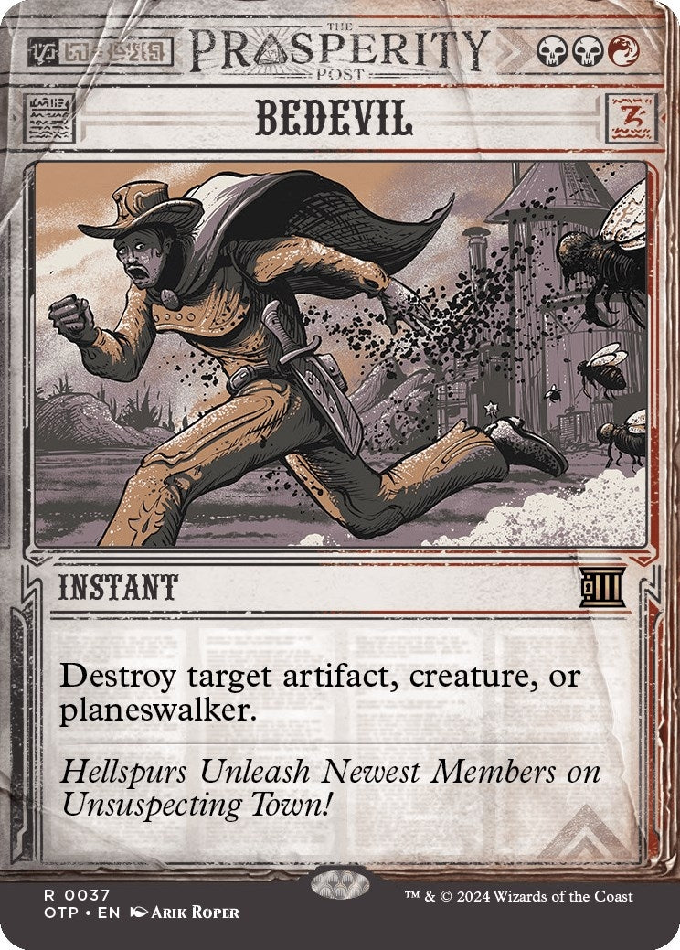 Image for Bedevil (37) (Outlaws of Thunder Junction: Breaking News) (OTP) - Magic: The Gathering