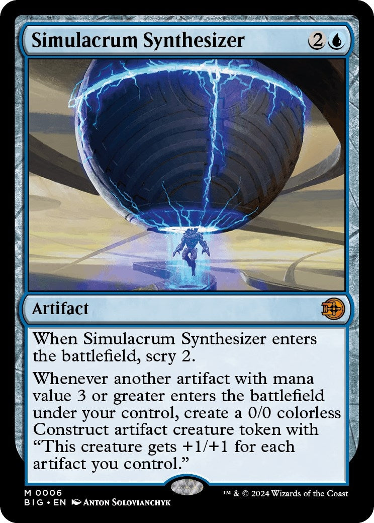 Image for Simulacrum Synthesizer (6) (Outlaws of Thunder Junction: The Big Score) (BIG) - Magic: The Gathering